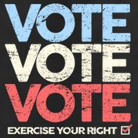 Vote Vote Vote Exercise Your right Golf Towel