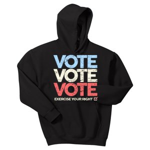 Vote Vote Vote Exercise Your right Kids Hoodie