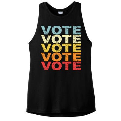 VOTE VOTE VOTE VOTE Ladies PosiCharge Tri-Blend Wicking Tank