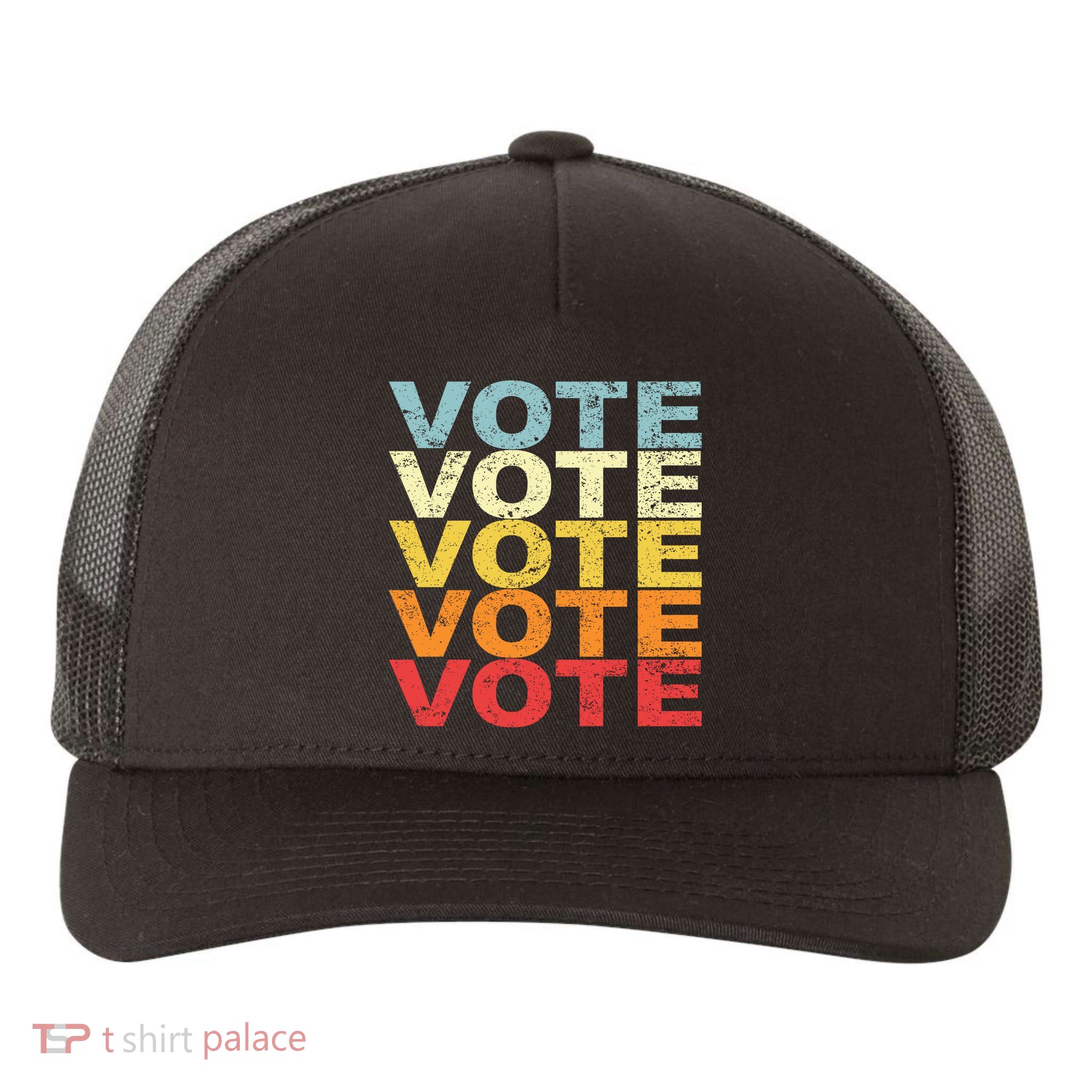 VOTE VOTE VOTE VOTE Yupoong Adult 5-Panel Trucker Hat