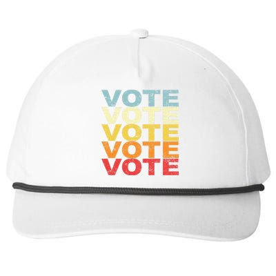 VOTE VOTE VOTE VOTE Snapback Five-Panel Rope Hat