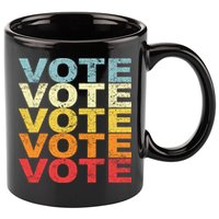 VOTE VOTE VOTE VOTE 11oz C Handle Ceramic Mug