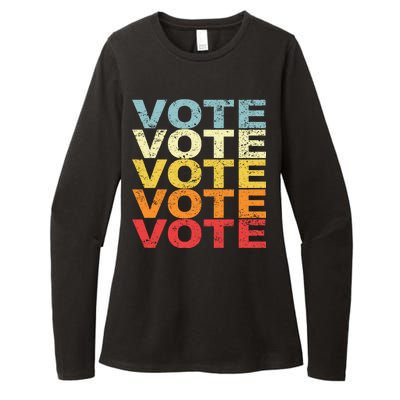 VOTE VOTE VOTE VOTE Womens CVC Long Sleeve Shirt