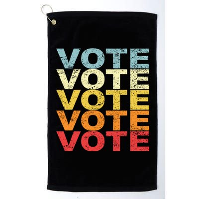 VOTE VOTE VOTE VOTE Platinum Collection Golf Towel