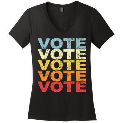 VOTE VOTE VOTE VOTE Women's V-Neck T-Shirt