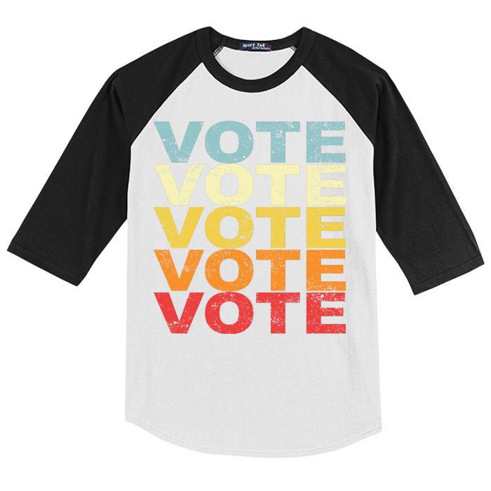 VOTE VOTE VOTE VOTE Kids Colorblock Raglan Jersey