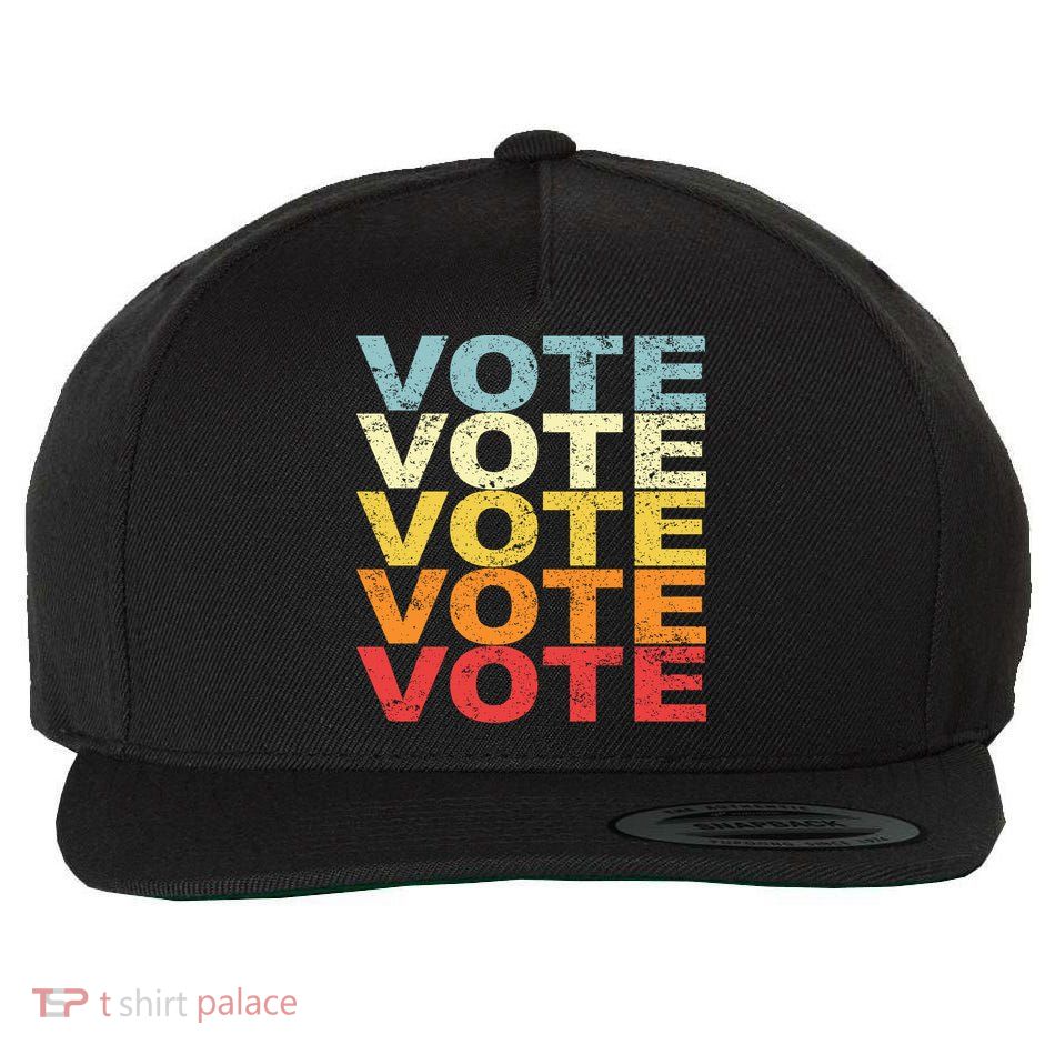 VOTE VOTE VOTE VOTE Wool Snapback Cap