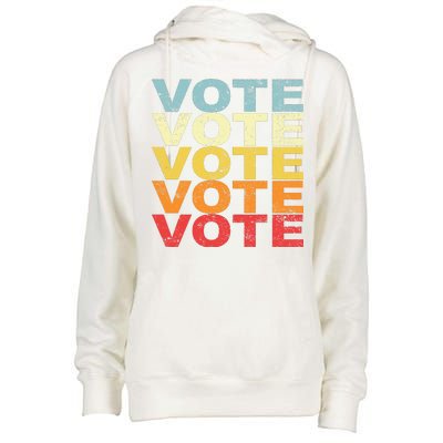 VOTE VOTE VOTE VOTE Womens Funnel Neck Pullover Hood