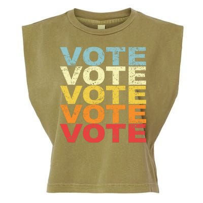 VOTE VOTE VOTE VOTE Garment-Dyed Women's Muscle Tee