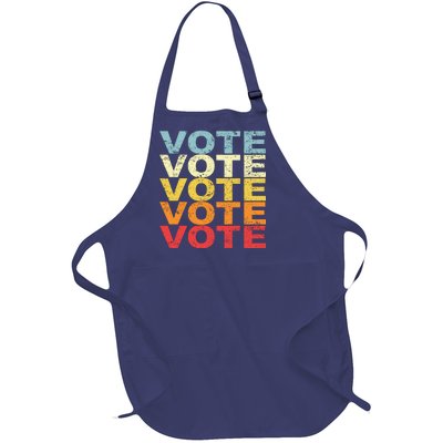 VOTE VOTE VOTE VOTE Full-Length Apron With Pockets