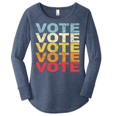 VOTE VOTE VOTE VOTE Women's Perfect Tri Tunic Long Sleeve Shirt