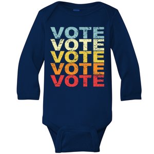 VOTE VOTE VOTE VOTE Baby Long Sleeve Bodysuit