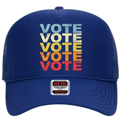 VOTE VOTE VOTE VOTE High Crown Mesh Back Trucker Hat