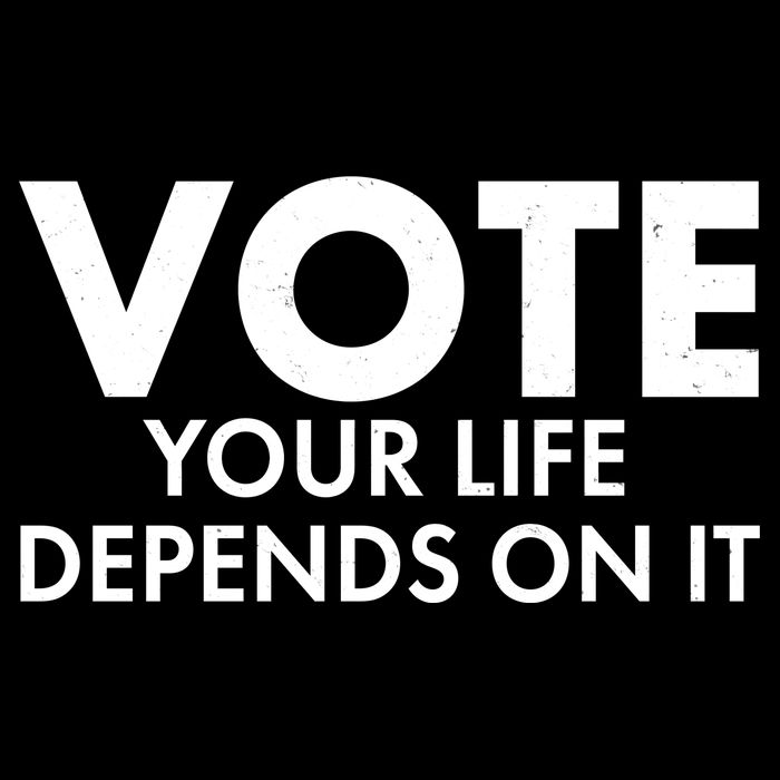 VOTE Your Life Depends On it Performance Shirt