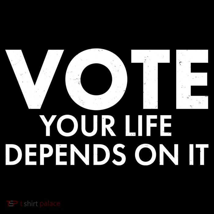 VOTE Your Life Depends On it Impact Tech Backpack