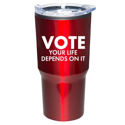 VOTE Your Life Depends On it Tumbler