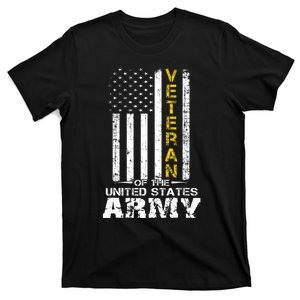 Veteran Of United States Army Veteran Gold T-Shirt