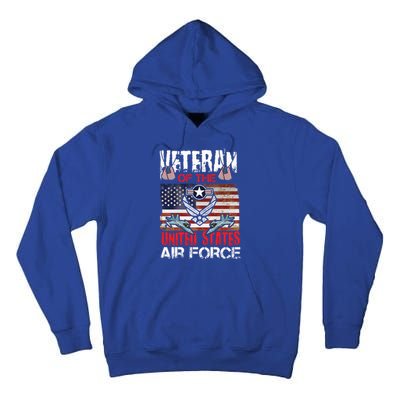 Veteran Of United States Air Force Fighter Jet Veterans Day Gift Tall Hoodie