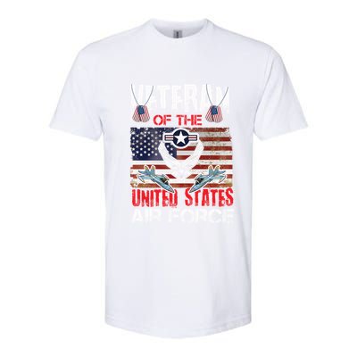 Veteran Of United States Air Force Fighter Jet Veterans Day Gift Softstyle CVC T-Shirt