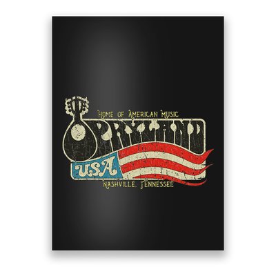 Vintage Opryland Usa 1972 Poster