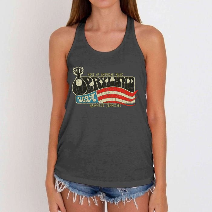 Vintage Opryland Usa 1972 Women's Knotted Racerback Tank