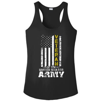 Veteran Of United States US Army Veteran Ladies PosiCharge Competitor Racerback Tank