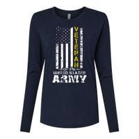 Veteran Of United States US Army Veteran Womens Cotton Relaxed Long Sleeve T-Shirt