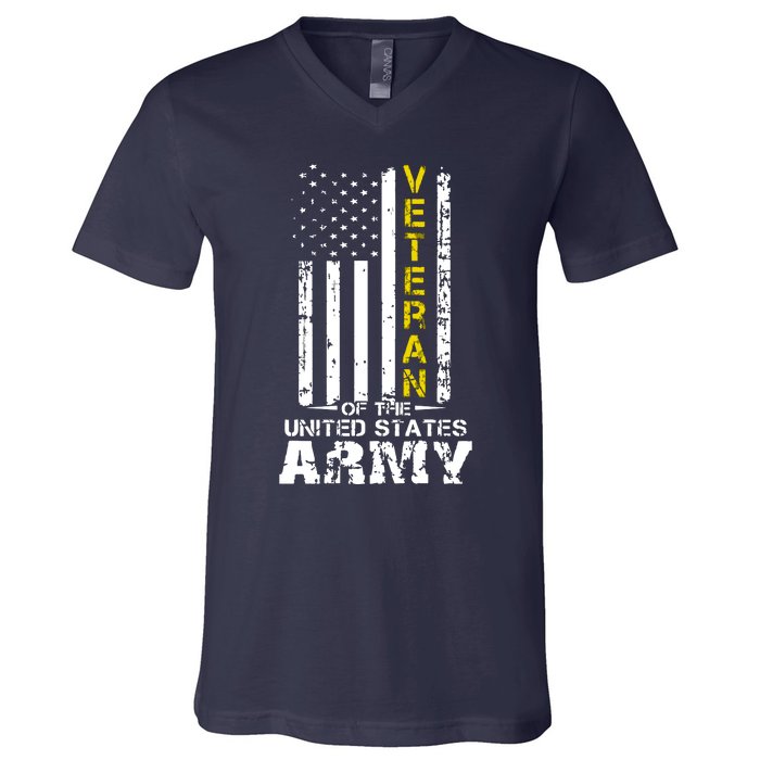 Veteran Of United States US Army Veteran V-Neck T-Shirt