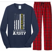 Veteran Of United States US Army Veteran Long Sleeve Pajama Set