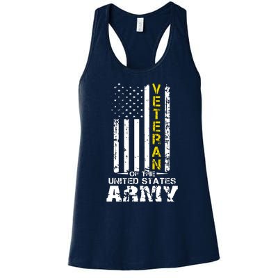 Veteran Of United States US Army Veteran Women's Racerback Tank