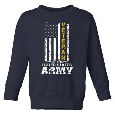 Veteran Of United States US Army Veteran Toddler Sweatshirt