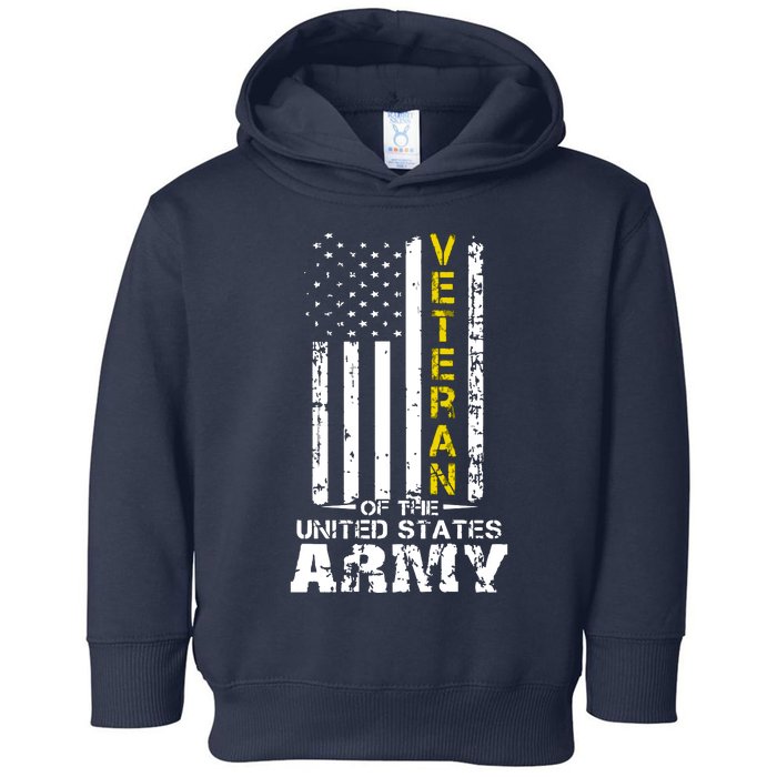 Veteran Of United States US Army Veteran Toddler Hoodie