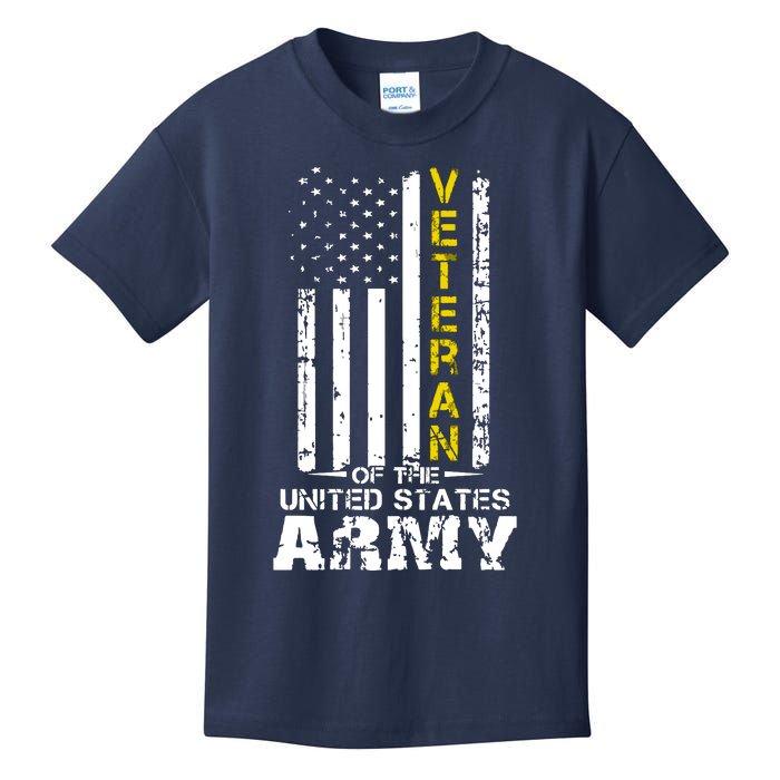 Veteran Of United States US Army Veteran Kids T-Shirt