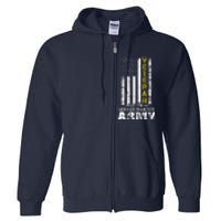 Veteran Of United States US Army Veteran Full Zip Hoodie