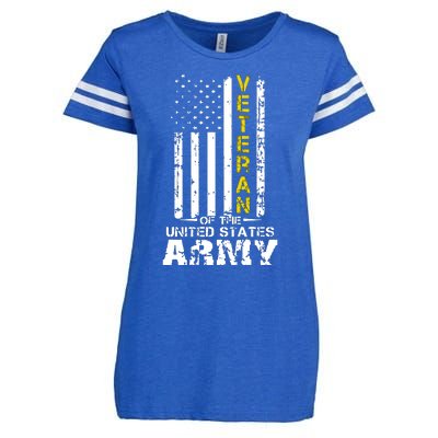 Veteran Of United States US Army Veteran Enza Ladies Jersey Football T-Shirt