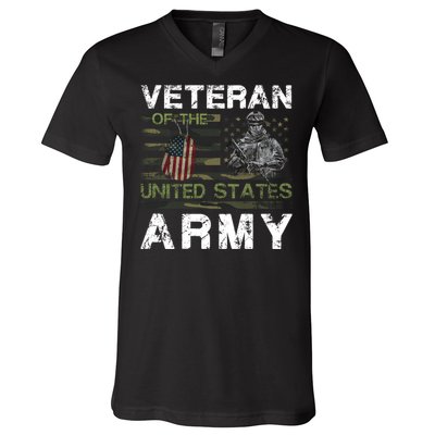 Veteran Of United States U.S Army Veteran V-Neck T-Shirt