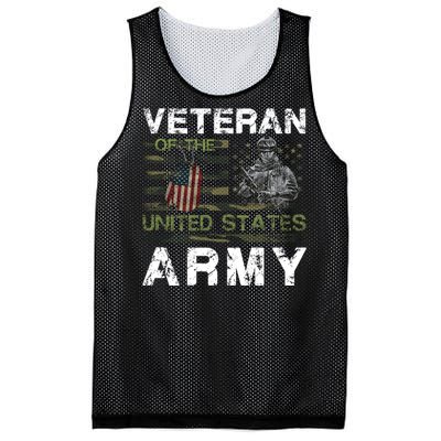 Veteran Of United States U.S Army Veteran Mesh Reversible Basketball Jersey Tank