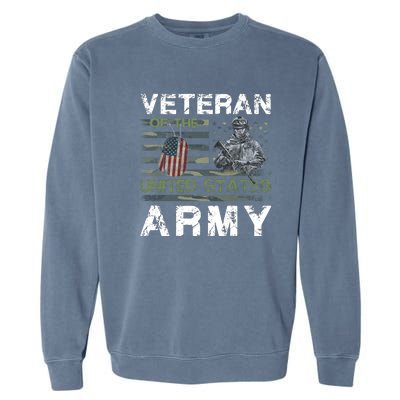 Veteran Of United States U.S Army Veteran Garment-Dyed Sweatshirt