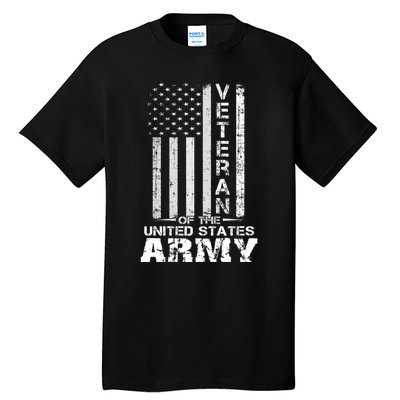 Veteran Of United States Army Veteran Gold Tall T-Shirt