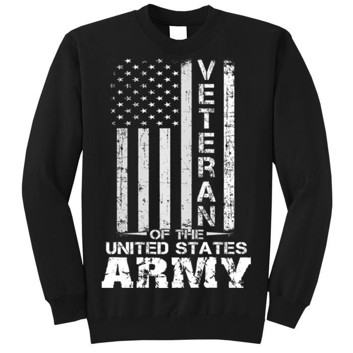 Veteran Of United States Army Veteran Gold Tall Sweatshirt