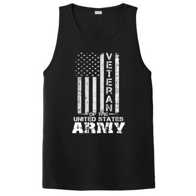 Veteran Of United States Army Veteran Gold PosiCharge Competitor Tank