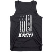 Veteran Of United States Army Veteran Gold Tank Top