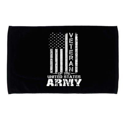 Veteran Of United States Army Veteran Gold Microfiber Hand Towel