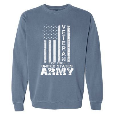 Veteran Of United States Army Veteran Gold Garment-Dyed Sweatshirt