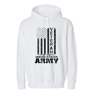 Veteran Of United States Army Veteran Gold Garment-Dyed Fleece Hoodie