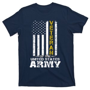 Veteran of United States US Army Gold T-Shirt