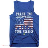 Veteran Of United States Thank You Veterans Memorial Day Cool Gift Tank Top