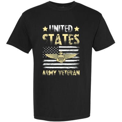 Veteran of United States US Army veteran Gold Garment-Dyed Heavyweight T-Shirt