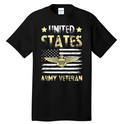 Veteran of United States US Army veteran Gold Tall T-Shirt