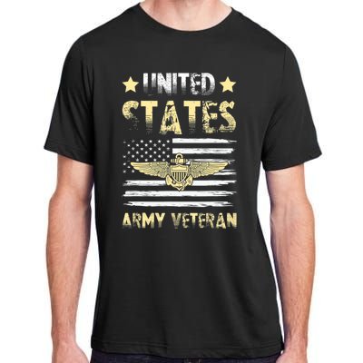 Veteran of United States US Army veteran Gold Adult ChromaSoft Performance T-Shirt